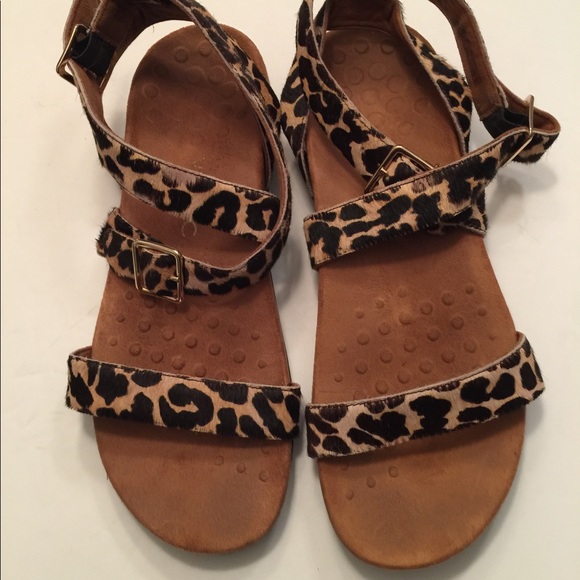 cheetah sandals